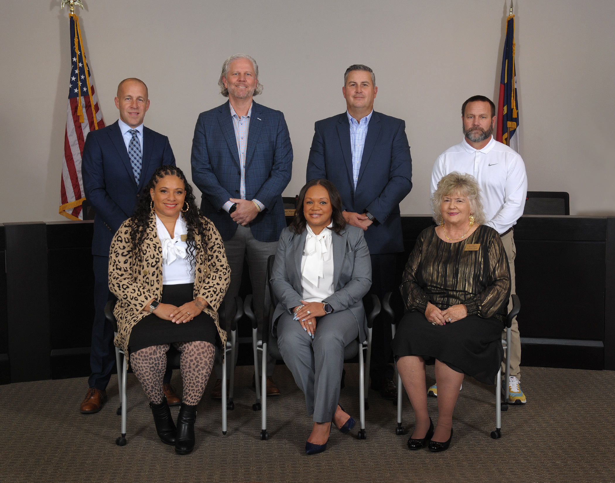 group photo of school board